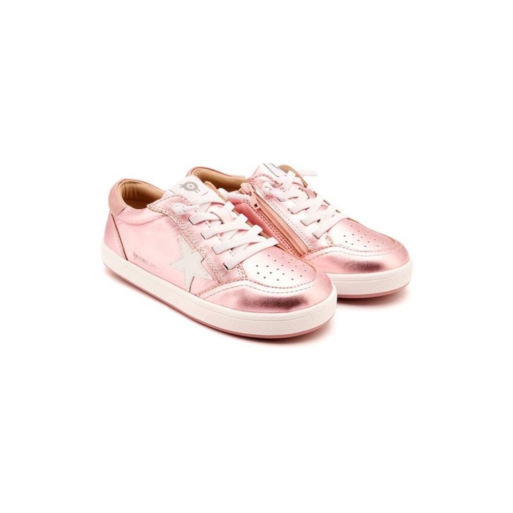 Old Soles Platinum Runner Leather Sneaker